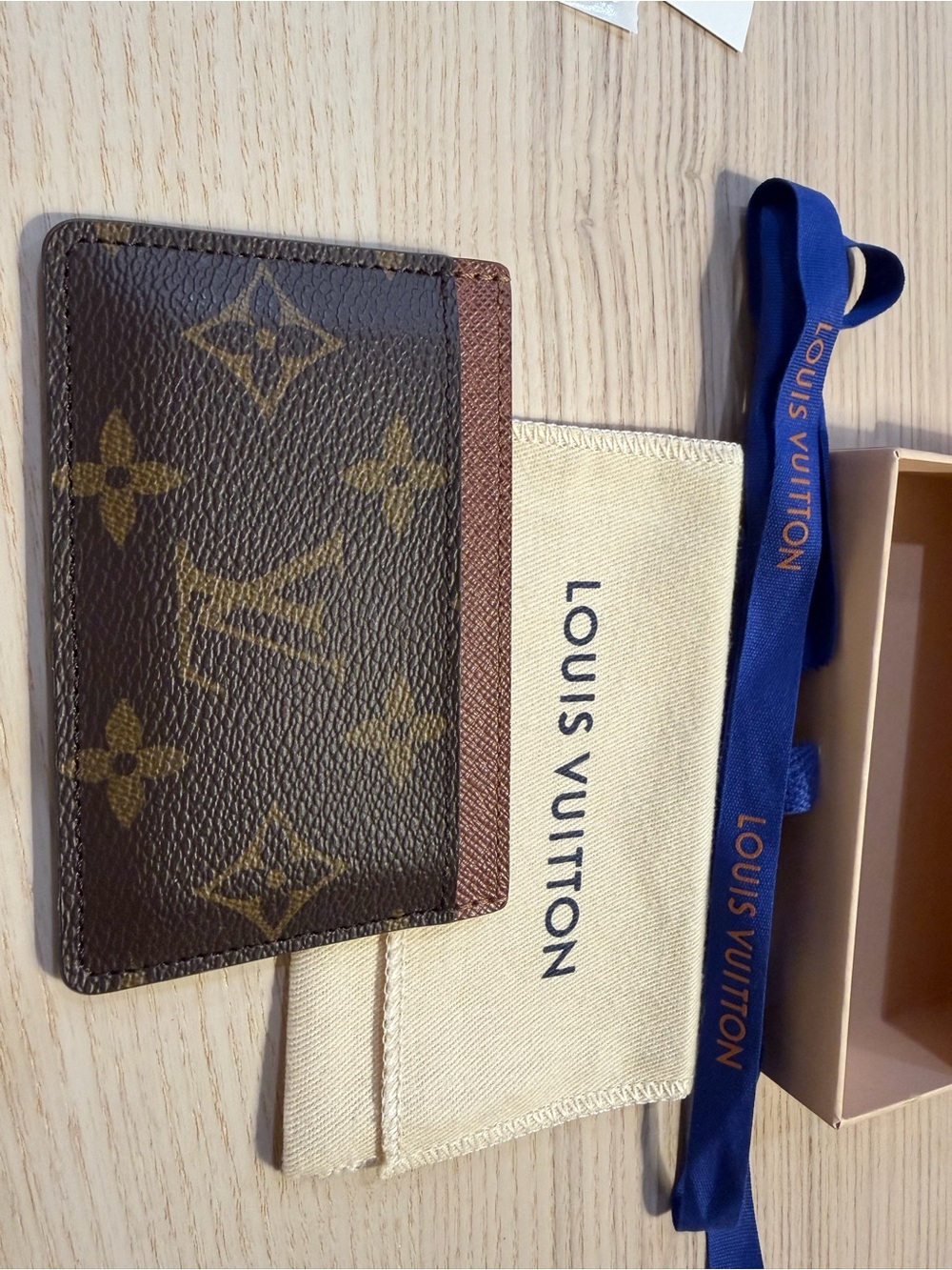 Louis Vuitton Brown Monogram Card Holder - Armagnac Trim - Picture 3 of 7